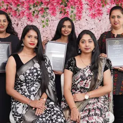 Celebrating another successful group of certified makeup artists. This is Batch 15, proudly holding their certificates after completing the Professional Bridal Makeup and Hairstyle course.