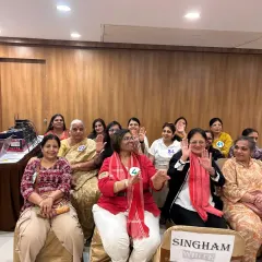 The 'Singham' team is all smiles and ready for the next game. I love creating a little friendly competition to spice up the event.