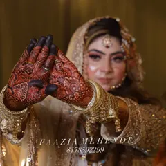 The perfect bridal stain. This is the deep maroon color that every bride dreams of for her wedding day. Alhumdulillah for such happy results.