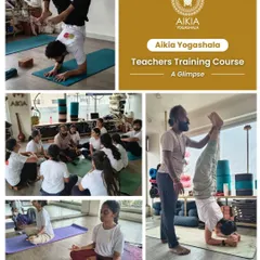 This is more than a course; it's a complete immersion. This collage captures the essence of our Teacher Training: challenging asanas, deep philosophical discussions, hands-on adjustments from our gurus, and the quiet focus of meditation.