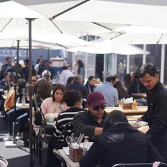 A bustling scene at our pop-up restaurant at the India Art Fair. We have been the food and beverage partner for this prestigious event since 2016, serving our classics to art lovers and collectors.