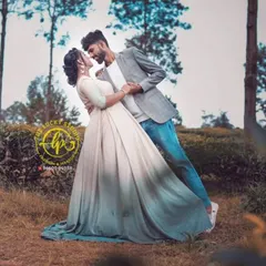 A romantic dip pose in a tea garden, showcasing an ombre gown. This is a duplicate image.