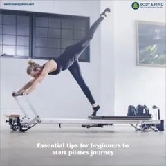 This image captures the essence of starting a Pilates journey. I guide beginners through essential tips to ensure they build a strong and safe foundation.