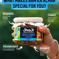 What makes aam ka achar special for you? Is it the tangy flavour with dal-chawal, the fragrance of mustard oil, or a memory from your hostel days? For us, it's a time machine in a jar.