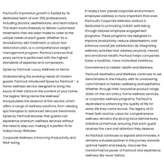 Our growth is fueled by a dedicated team and a commitment to holistic health. As mentioned in recent articles, our services extend to corporate wellness and luxury at home treatments, all driven by our core vision.
