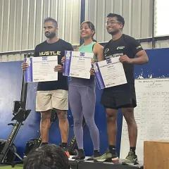 Our athletes on the podium after a hard-fought competition. This is a result of consistent training and the support of the entire Mettle community.