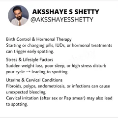 Early period spotting can be caused by many factors, including hormonal changes from birth control, stress, or conditions like PCOS and endometriosis. Understanding the potential causes is the first step toward addressing them.