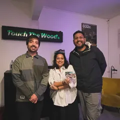 With the crew at Touch The Wood Radio in Rome. Connecting with other music lovers and sharing my sound on international platforms is one of the purest highs. This was a sick session.