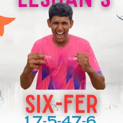 Our bowlers are trained to be match-winners. Here's our young leg-spinner Leshan S with a stunning six-wicket haul, dismantling the opposition's top order in the KSCA 2nd Division League.