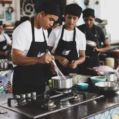 Serious about a culinary career? Our professional programs at the Domlur academy offer intensive, hands-on training in a real-world kitchen environment, guided by expert chefs.