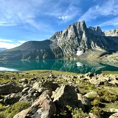 Some journeys take you outwards, and some take you inwards. Our Himalayan adventure retreats do both. Imagine practicing meditation beside a pristine alpine lake like this one on the Kashmir Great Lakes trek.