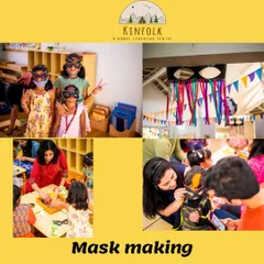 Mask making was a highlight of our Brazilian Carnival day. The children loved decorating their own masks, which they proudly wore while they danced and played, learning about another culture through hands-on fun.