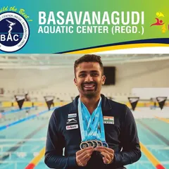 A milestone alert! Our para swimmer Niranjan Mukundan became the first Indian to enter the 100 International medal club. This image celebrates his incredible achievement at the Icelandic Championships 2024.