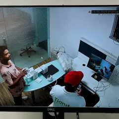 This is the result you can expect: crystal-clear live footage on your monitor. This screen shows the feed from a CP Plus IP camera system my team installed, ensuring there are no blind spots in the office.