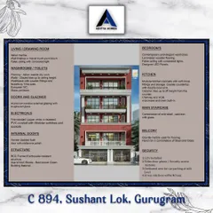 Here are the detailed specifications for our C-894 project in Sushant Lok. We list everything from the velvet touch paint and Italian marble to the branded kitchen appliances and security systems.