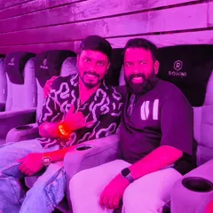 With the musical monster, Santhosh Narayanan sir. Being around such incredible talent is always inspiring.