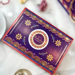 My Rakhi special 'The Sweet Box' with a modern Indian twist. It includes Pista Mafroukeh, Hazelnut Mafroukeh with Nutella, and my unique Besan Ladoo with Dark Chocolate Ganache.