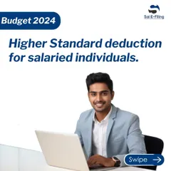 Budget 2024 brought good news for salaried individuals. This post announces the higher standard deduction available under the new tax regime, helping you reduce your taxable income.
