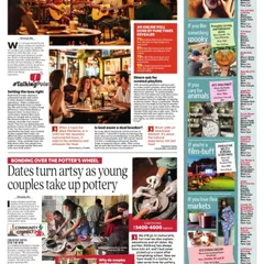 A press feature on the trend of artsy dates like pottery. I shared my insights on why creating something tangible together is a refreshing way for people to connect.