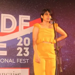 Performing and hosting at the Indo French International Festival 2023. Events that celebrate culture and music are particularly special to me, and I bring that passion to the stage.