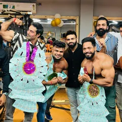 Celebrating with my team and friends. Their support means the world.