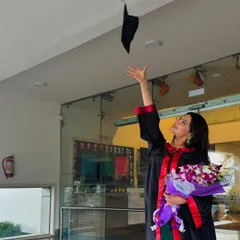 A moment of pure joy on my graduation day. For me, becoming a physiotherapist was the first step toward a career of empowering movement and helping others find their strength.