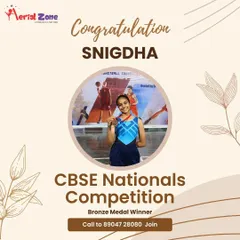 Celebrating a fantastic achievement. My student Snigdha earned a bronze medal at the CBSE Nationals competition, a result of her sheer determination and consistent effort.