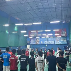A full view of our academy as we host the Peru Junior National Team. Our spacious, multi-court facility is equipped to handle international training camps.