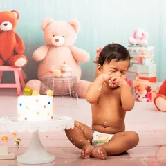 Sometimes the cake is just too much. Capturing all the emotions, from joy to tears, is part of what makes a cake smash session so real and memorable.