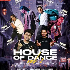 Here's the poster for House of Dance Vol 2, where I was one of the official DJs. This event featured multiple categories like Popping, Hip-Hop, and Tutting, and I curated the music for each style.