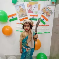 Announcing the first-place winner of our fancy dress competition, Khyati Chauhan. Dressed as a warrior, she wonderfully captured the spirit of strength and courage.