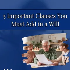 To prevent family disputes, a well drafted will is essential. This guide covers the five critical clauses I include to protect your legacy, from appointing a trustworthy executor to clearly distributing your assets.