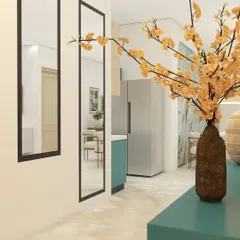 Another view of the 3D design for the ATS Nobility project. This helps in planning the space and ensuring all elements, from the furniture to the decor, work together harmoniously.