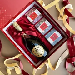 Our Wishit Signature Box is the essence of luxury gifting. This iconic red box can be customized with anything from fine wine and gourmet treats to perfumes and keepsakes, making it perfect for any major celebration.