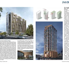 A look at our feature in Society Interiors & Design, detailing our Tower of Anand and The Cascade projects. The article explores our use of parametric facades and cascading forms to create dynamic and efficient buildings.