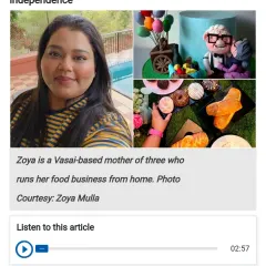 A screenshot from the Mid-Day article. Seeing my photo next to my creations in a national news portal is a feeling I can't quite describe. I’m so grateful for how far I've come since starting in 2017.