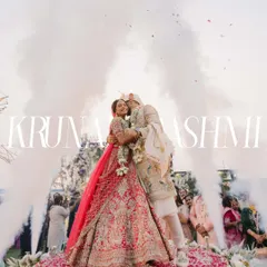 A moment of pure cinematic magic for Krunal and Rashmi. As they embraced, surrounded by a cloud of celebratory smoke and flowers, it felt like the world stood still just for them. This is the kind of grand, unforgettable memory I strive to create.