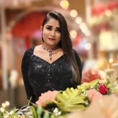 A moment of reflection amidst the beautiful decor. I believe in bringing a sense of artistry and elegance to my work, not just on stage but in every detail.