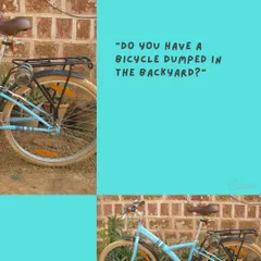 Does this look familiar? We help you turn that forgotten bicycle in the backyard into a smooth ride again. Our workshops are perfect for bringing old bikes back to life.