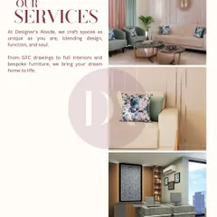 A summary of my services. I offer a complete turnkey solution, from GFC drawings and architectural design to full interiors and bespoke furniture, bringing your dream home to life.