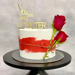 For the F.R.I.E.N.D.S fan, this "You are my lobster" cake is the perfect romantic gesture for an anniversary or Valentine's Day.
