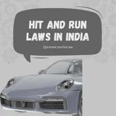 Understanding Hit-and-Run Laws in India. A hit-and-run accident can be a traumatic experience. I break down the relevant sections of the Motor Vehicles Act and the Indian Penal Code, explaining the driver's obligations, victim's rights to compensation, and the legal consequences, including for juvenile drivers.