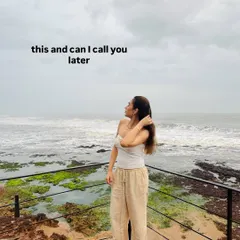 Enjoying the ocean view in Goa. I’m wearing comfortable linen-blend pants and a simple white tube top, an ideal outfit for a relaxed beach vacation.