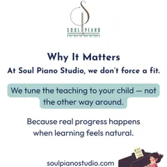 My role is not to force a student into a rigid teaching method. Instead, I tune my teaching to fit the child. This graphic highlights my belief that real, lasting progress happens when learning feels natural and supportive.