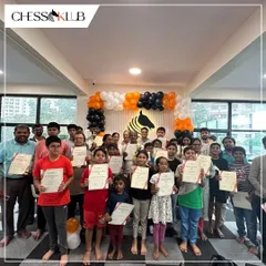 A proud group photo of the first members and participants at our JP Nagar grand opening. This is the foundation of a new local chess family.