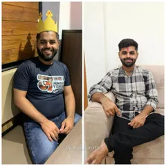 From a sedentary lifestyle to an active one. This is the visual proof of Anurag's commitment. He changed his habits and his health followed.