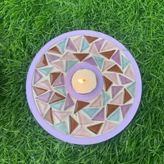 Light up your space with a personal touch. This DIY mosaic tea-light holder kit is a wonderful project that results in a beautiful and functional piece for your home. It also makes for a thoughtful, handmade gift for any occasion.