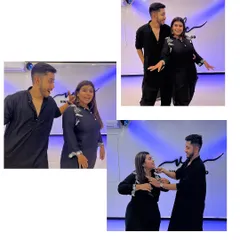 More behind-the-scenes fun with Jinal. Our partnership in dance and life is what makes our choreography special.