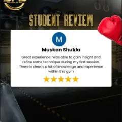 Our members' experiences speak for themselves. In this review, Muskan Shukla notes the depth of knowledge and experience at our gym, gaining valuable insight and refining her technique from her very first session.