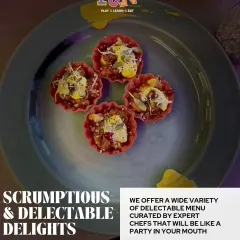 Our menu is crafted by expert chefs to be a party in your mouth. These scrumptious and delectable delights are perfect for refueling after a fun play session.